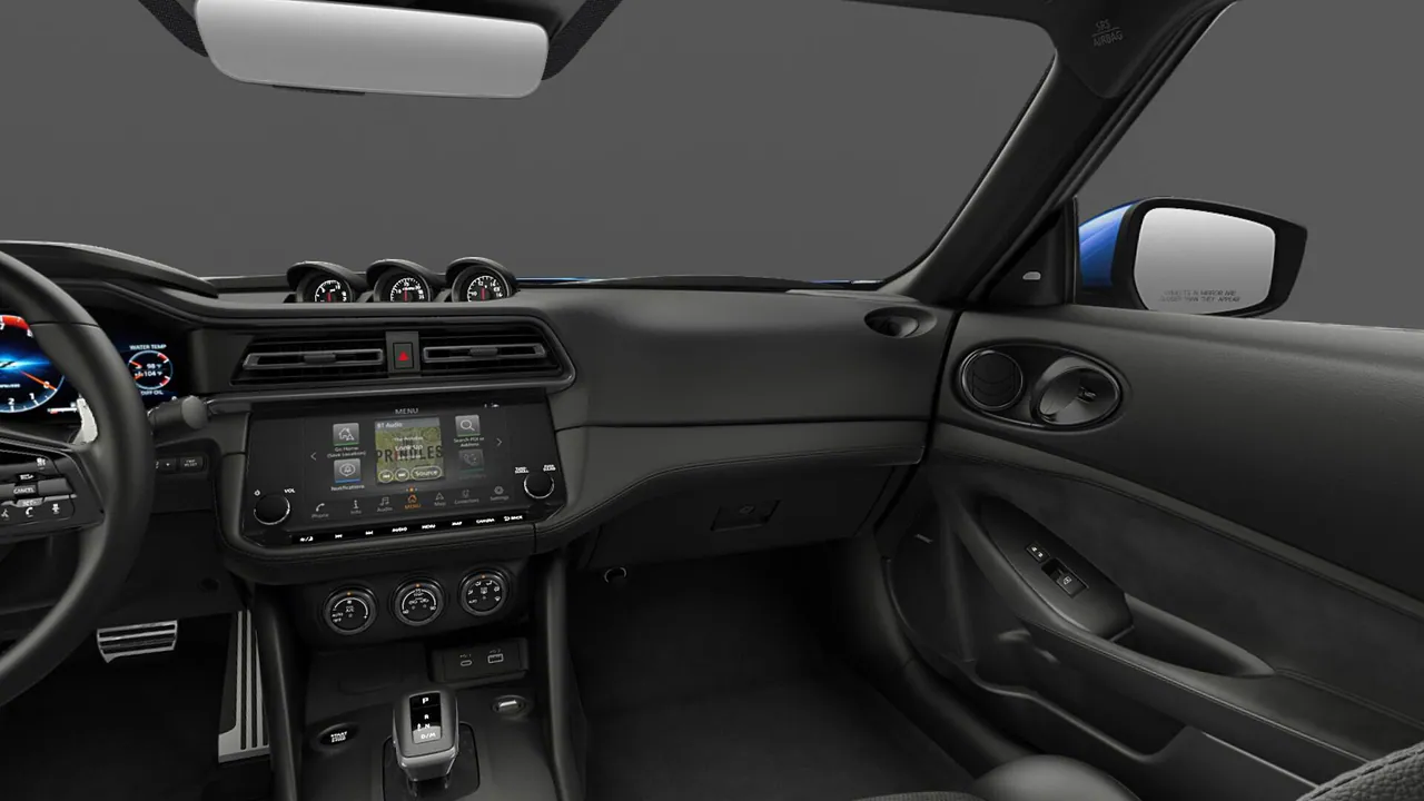 Nissan Z dashboard and centre console